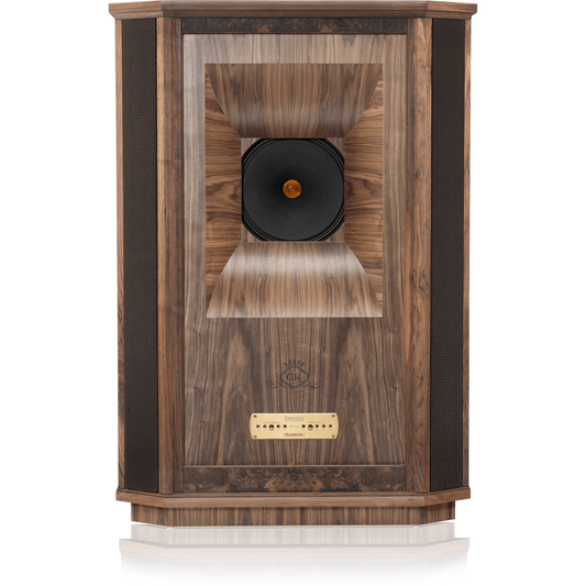 Tannoy Westminster Royal GR Standlautsprecher Frontansicht ohne Frontbespannung mit Dual-Concentric-Chassis