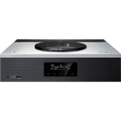 Technics SA-C600 CD-Netzwerk-Receiver Silber Frontansicht mit CD-Fach und Display