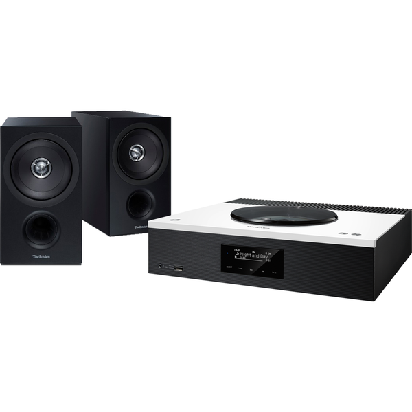 Technics SA-C600 + SB-C600 HiFi-Set Weiss Lieferumfang mit SA-C600 Receiver und SB-C600 Lautsprecherpaar