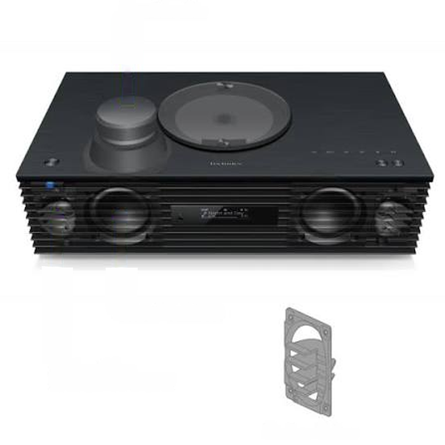 Technics SC-C70MK2 Kompaktanlage Silber Detailansicht Innenaufbau mit Subwoofer, Woofer und Tweeter
