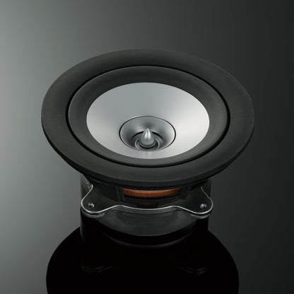 Technics SC-CX700 Streaming-Lautsprecher Grau Detailansicht Koaxial-Treiber