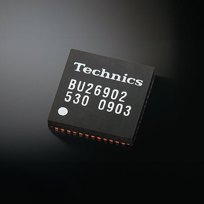 Technics SC-CX700 Streaming-Lautsprecher Grau Detailansicht Verstärker-Chip