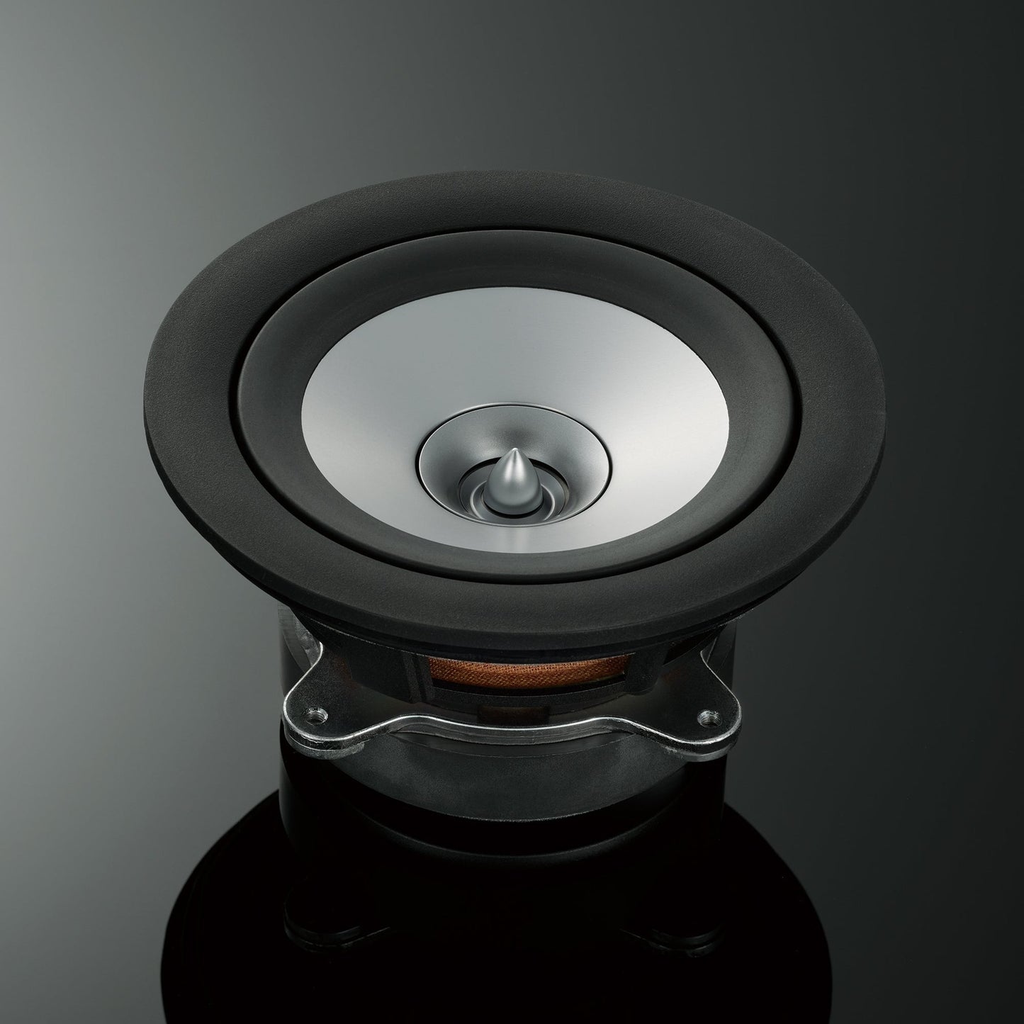 Technics SC-CX700 Streaming-Lautsprecher Schwarz Detailansicht Koaxial-Treiber