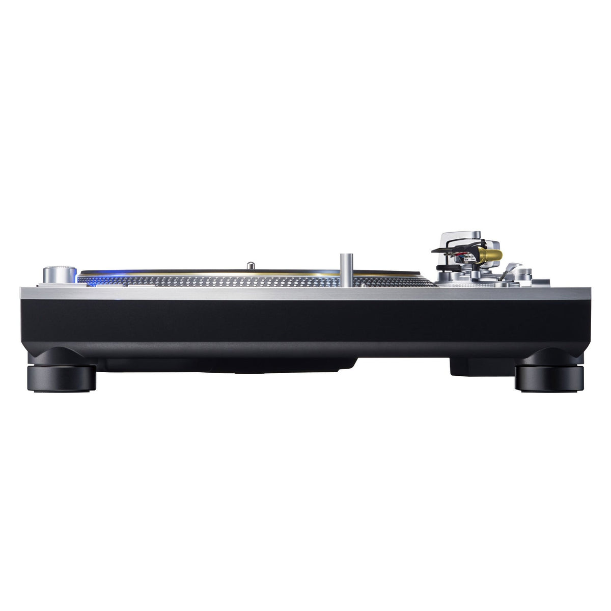 Technics SL-1200GME Master Edition Plattenspieler Seitenansicht mit Tonarm-Profil