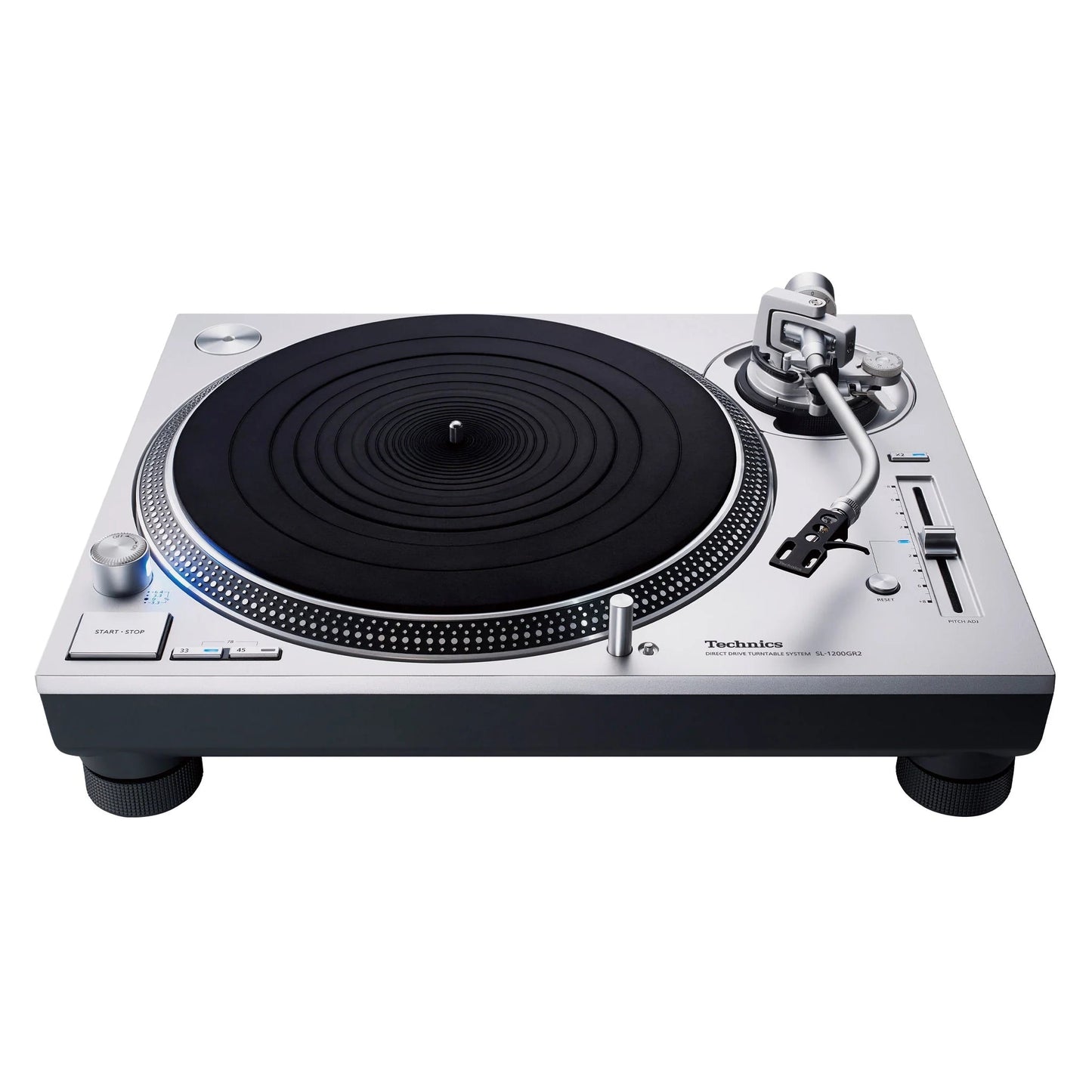 Technics SL-1200GR2 + Ortofon MC X30 Set, Frontansicht ohne Staubschutzhaube