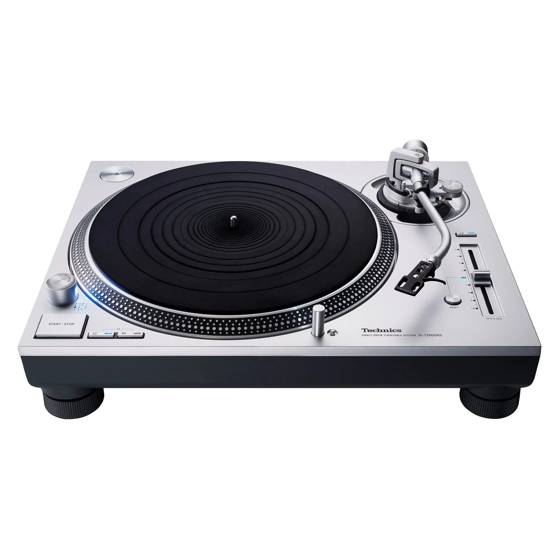 Technics SL-1200GR2 + Ortofon MC X30 Set, Frontansicht ohne Staubschutzhaube