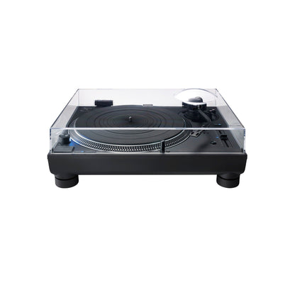 Technics SL-1210GR2 + MC-X10 Set – Frontansicht mit Staubschutzhaube (Platzhalterbild)