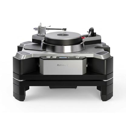 Thorens New Reference Silber Plattenspieler Frontansicht