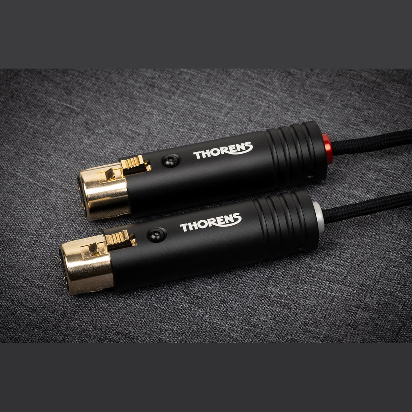 Thorens PhonoConnect PHC 150 Phono-Kabel Detailansicht 3 XLR-Kupplungen dreipolig
