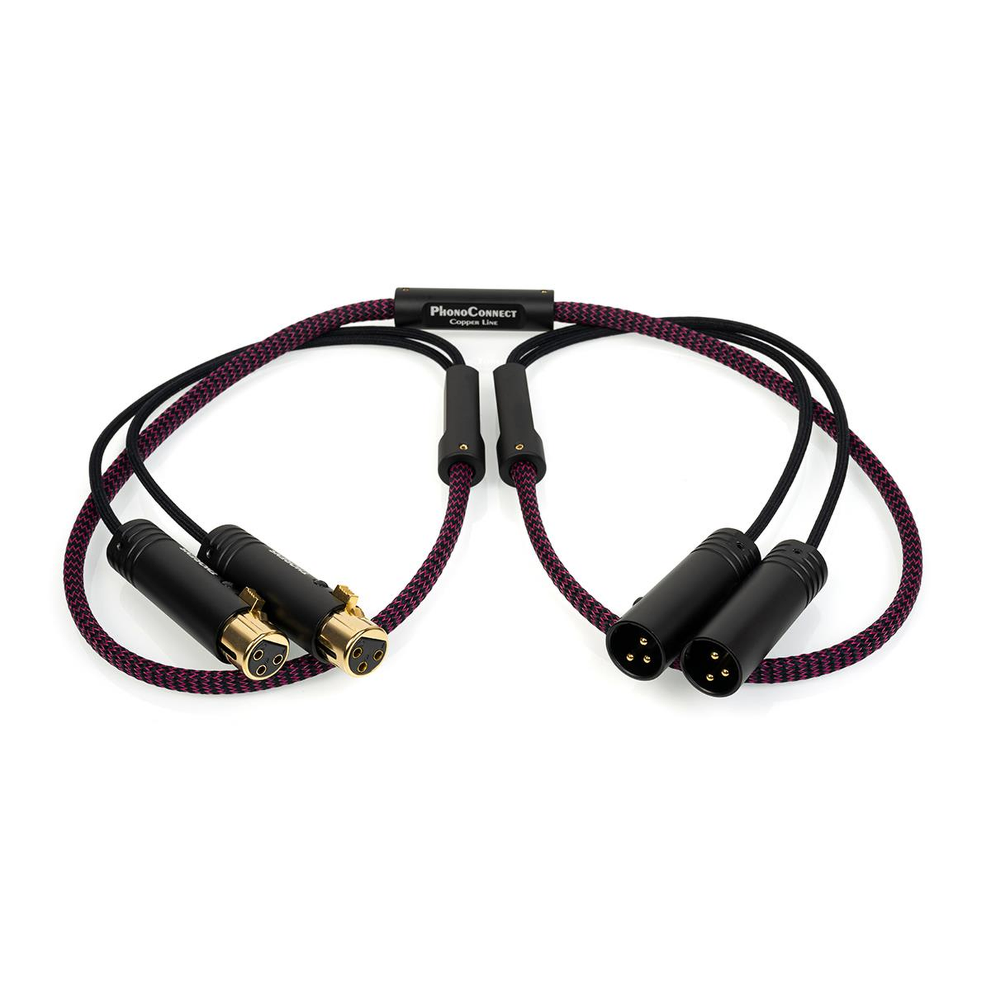 Thorens PhonoConnect PHC 150 Phono-Kabel Draufsicht 2 XLR auf XLR symmetrisch
