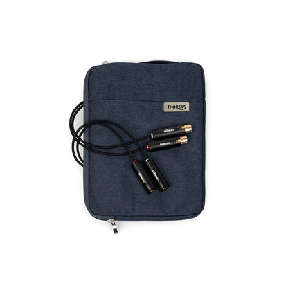 Thorens PhonoConnect PHC 150 Phono-Kabel Lieferumfang 4 Kabel XLR auf XLR mit Transporttasche