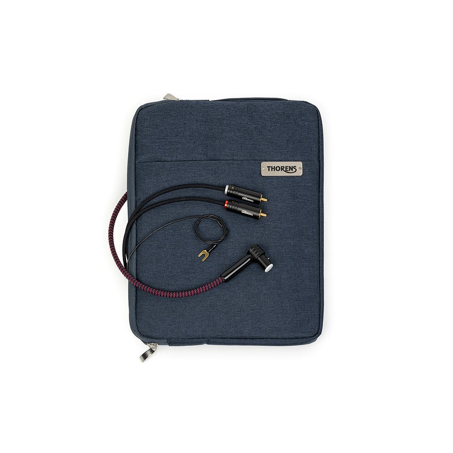 Thorens PhonoConnect PHC 150 Phono-Kabel Lieferumfang Kabel DIN auf Cinch mit Transporttasche