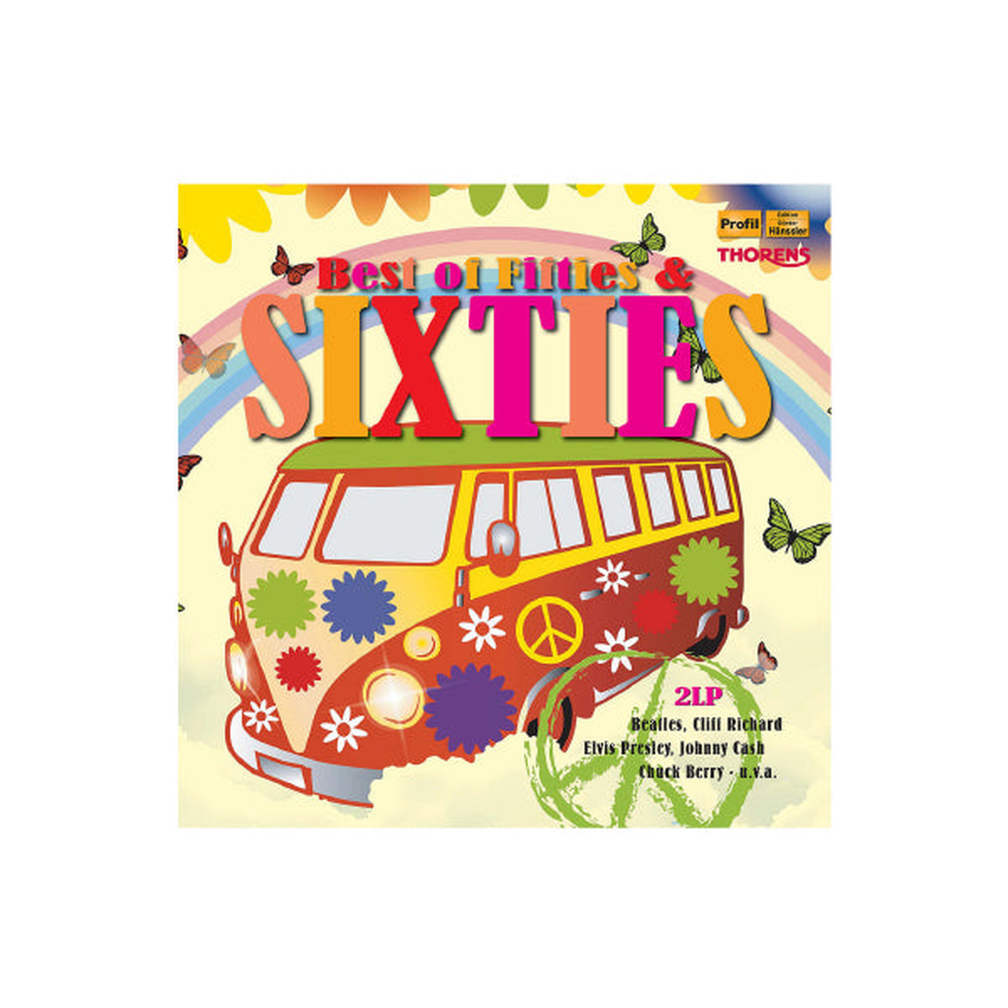 Thorens Sixties 2-LP Albumcover Best of Fifties & Sixties
