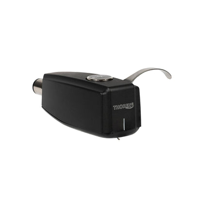Thorens SPU 124 MC-Tonabnehmer Seitenansicht mit Headshell und Fingerlift