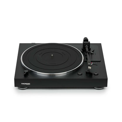 Thorens TD 101 A Plattenspieler Schwarz Matt Frontansicht