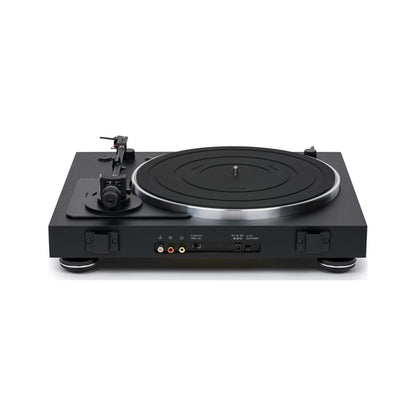 Thorens TD 101 A Plattenspieler Schwarz Matt Rückansicht mit Anschlussfeld