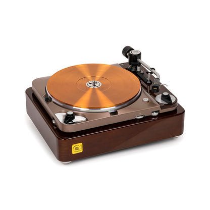 Thorens TD 124 DD Exclusive inkl. EMT Tondose Plattenspieler Schrägansicht 2 von vorne links