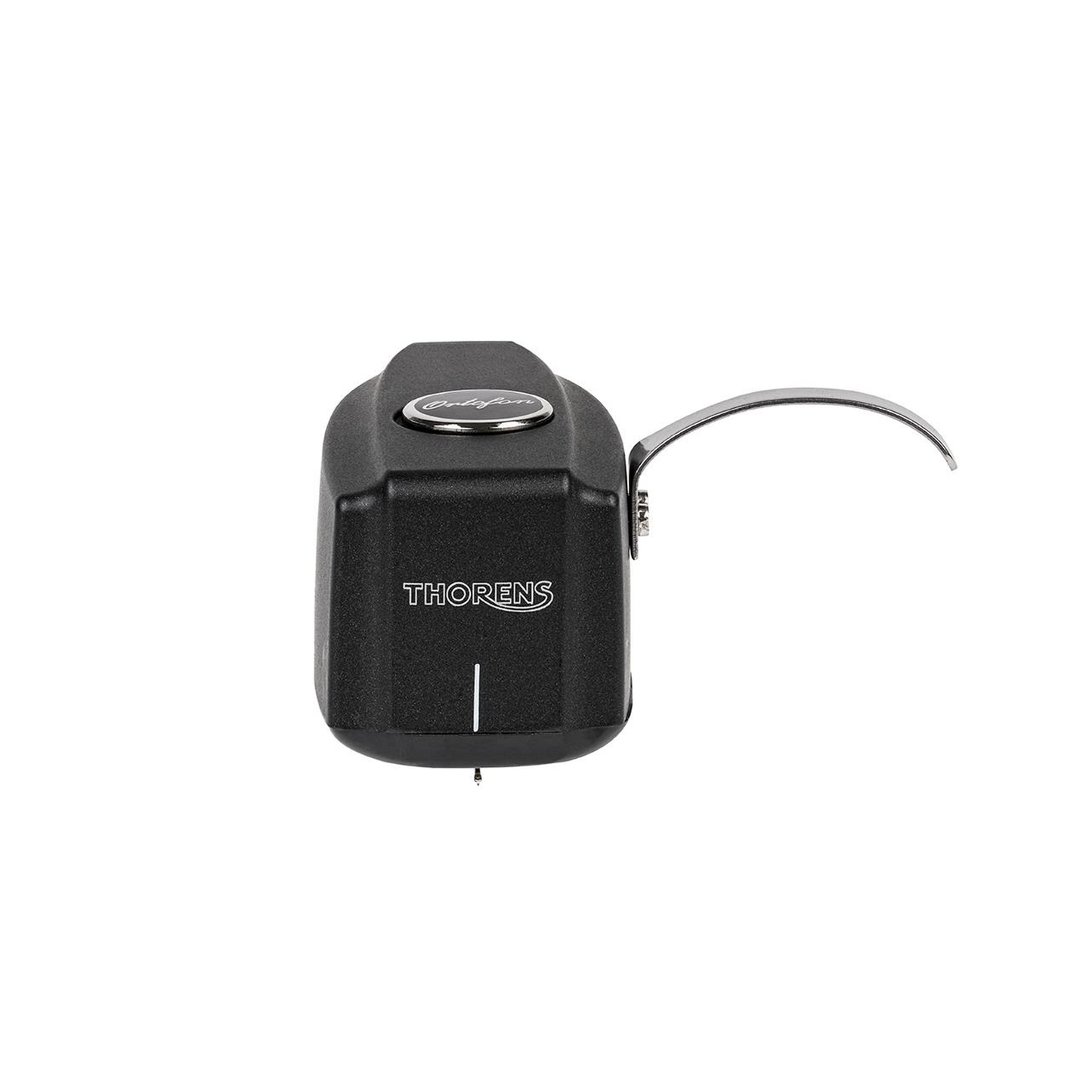 Thorens TD 124 DD + SPU-124 Plattenspieler Schwarz Detailansicht 2 Tonabnehmer SPU-124 von vorne