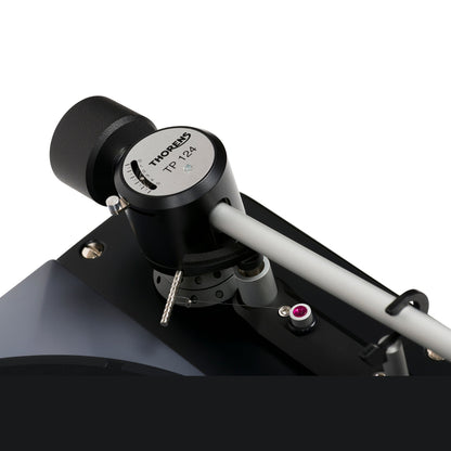 Thorens TD 124 DD + SPU-124 Plattenspieler Schwarz Detailansicht 5 Tonarmlager TP 124
