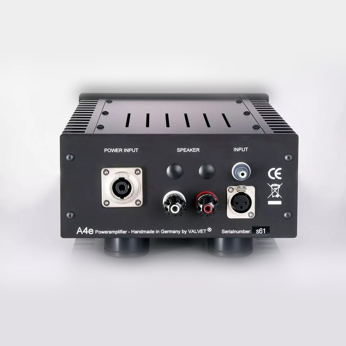 Valvet A4e Class-A-Monoendstufen Anschlussfeld Verstärkermodul