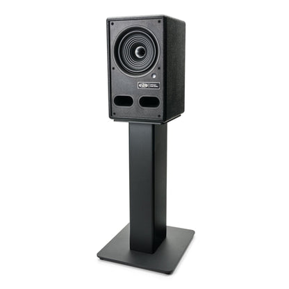 Vestlyd M6C Active Koax-Aktivlautsprecher Schwarz Anwendungsbild auf M-STANDS Lautsprecher-Ständer