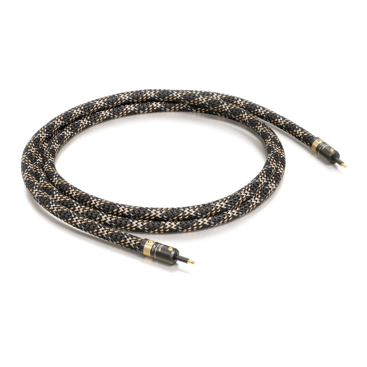 ViaBlue H-FLEX Mini-Toslink Kabel mit T8 Mini-Toslink-Steckern, Geflechtschlauch Cobra, Produktansicht