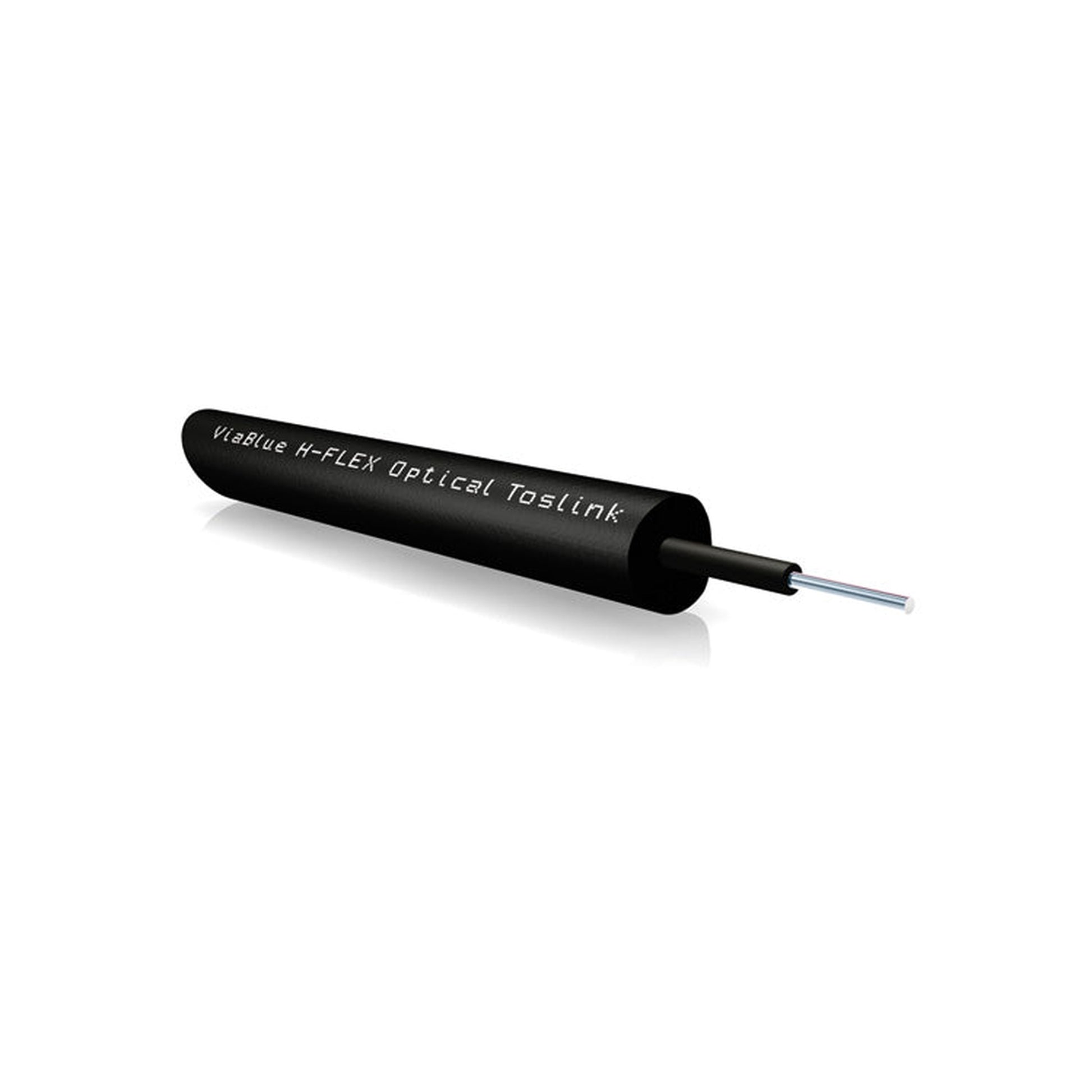 ViaBlue H-FLEX Optisches Kabel POF-Lichtwellenleiter mit doppeltem Kabelmantel, Detailansicht