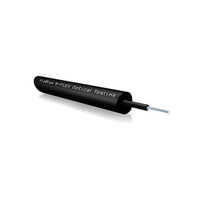 ViaBlue H-FLEX Optisches Kabel POF-Lichtwellenleiter mit doppeltem Kabelmantel, Detailansicht