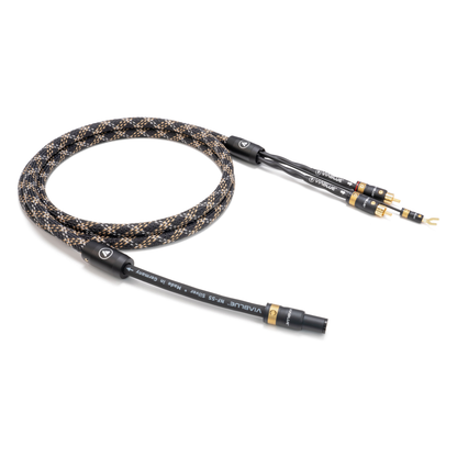 ViaBlue NF-S5 Phono- & Tonarmkabel mit T8 5-Pin-DIN-Tonarmstecker auf Cinch, Geflechtschlauch Cobra