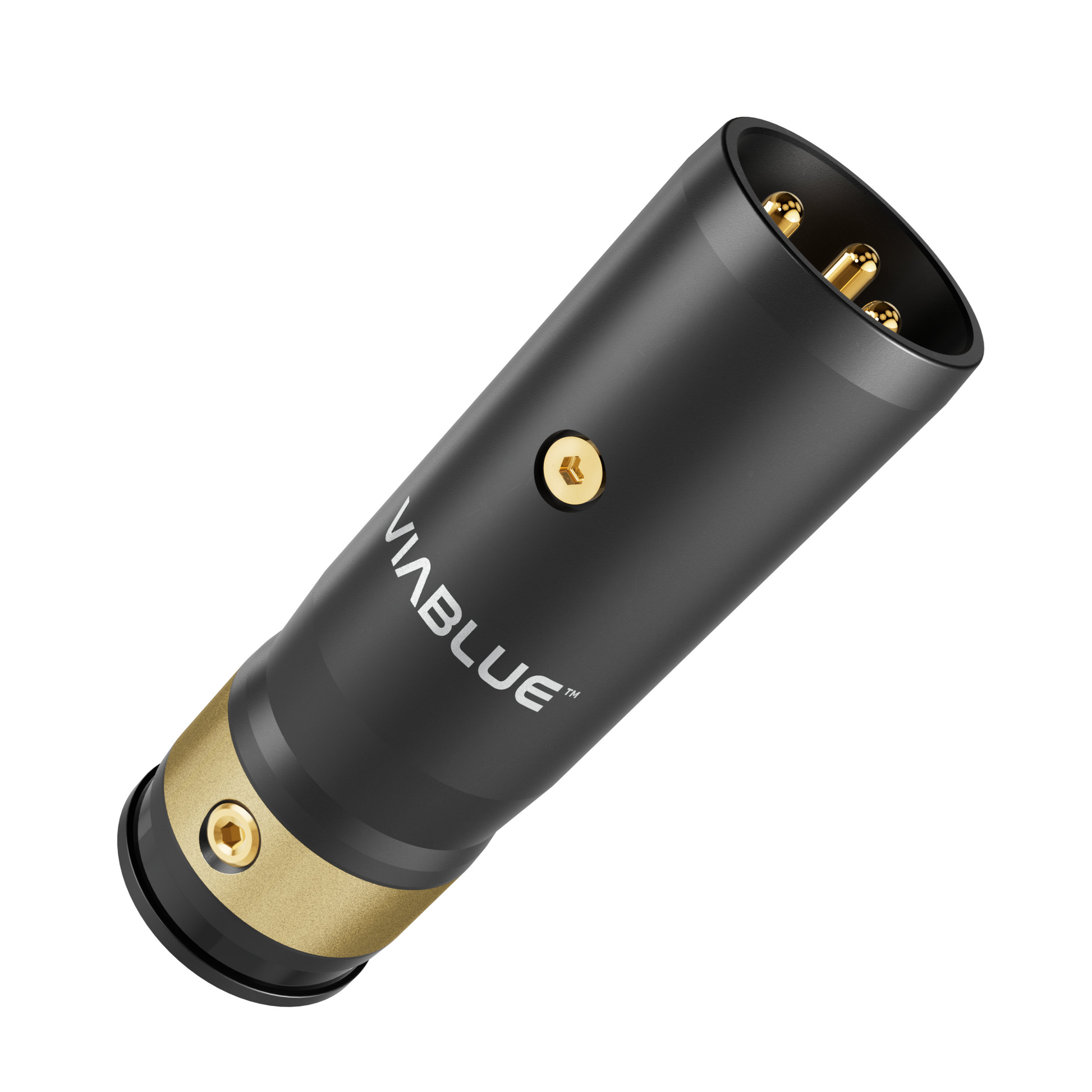 ViaBlue NF-S6 AIR XLR-Kabel T8 XL XLR-Stecker male mit 24 Karat vergoldeten Kontakten, Detailansicht