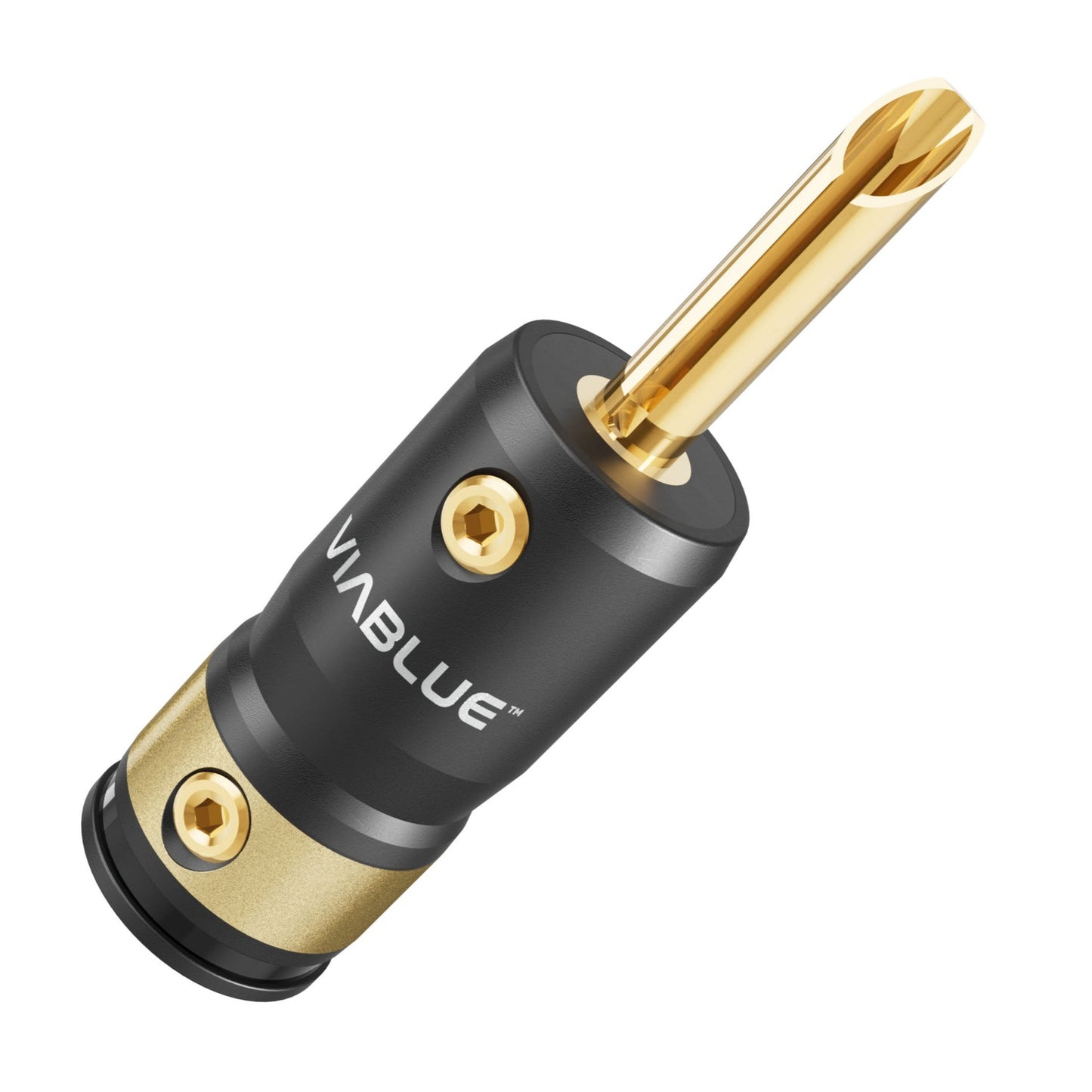 ViaBlue SC-2 Lautsprecherkabel T8 Bananenstecker mit 24 Karat echtvergoldeten Kontakten, Detailansicht