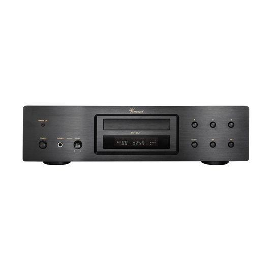 Vincent CD-S1.2 Röhren-CD-Player schwarz Frontansicht