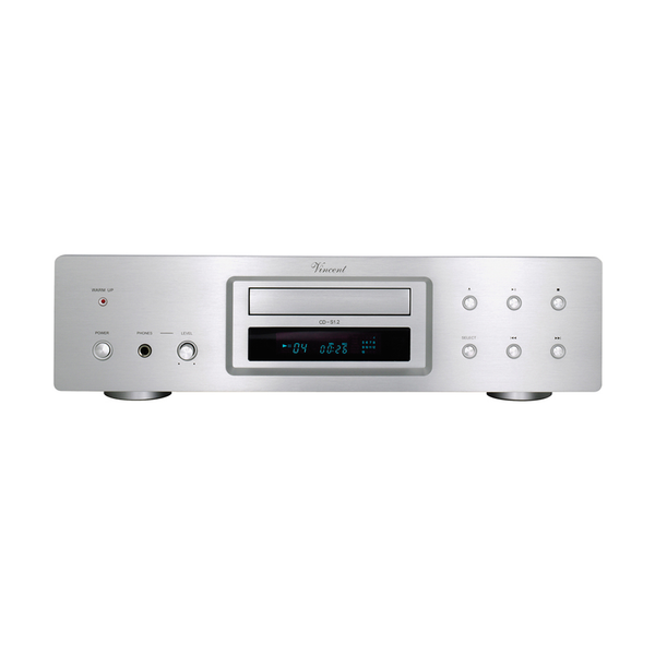 Vincent CD-S1.2 Röhren-CD-Player silber Frontansicht