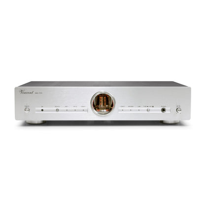 Vincent DAC-700 Röhren-DAC silber Frontansicht