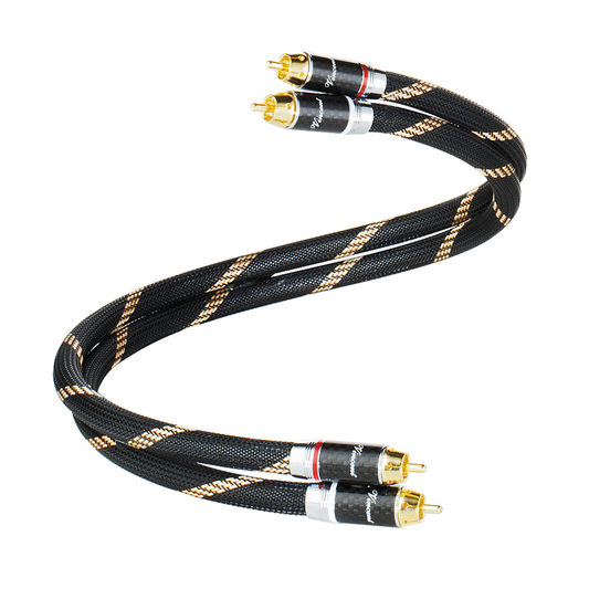 Vincent High-End Cinchkabel RCA aus OFC-Kupfer Produktansicht mit vergoldeten Cinch-Steckern