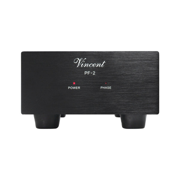 Vincent PF-2 Netzfilter schwarz Frontansicht