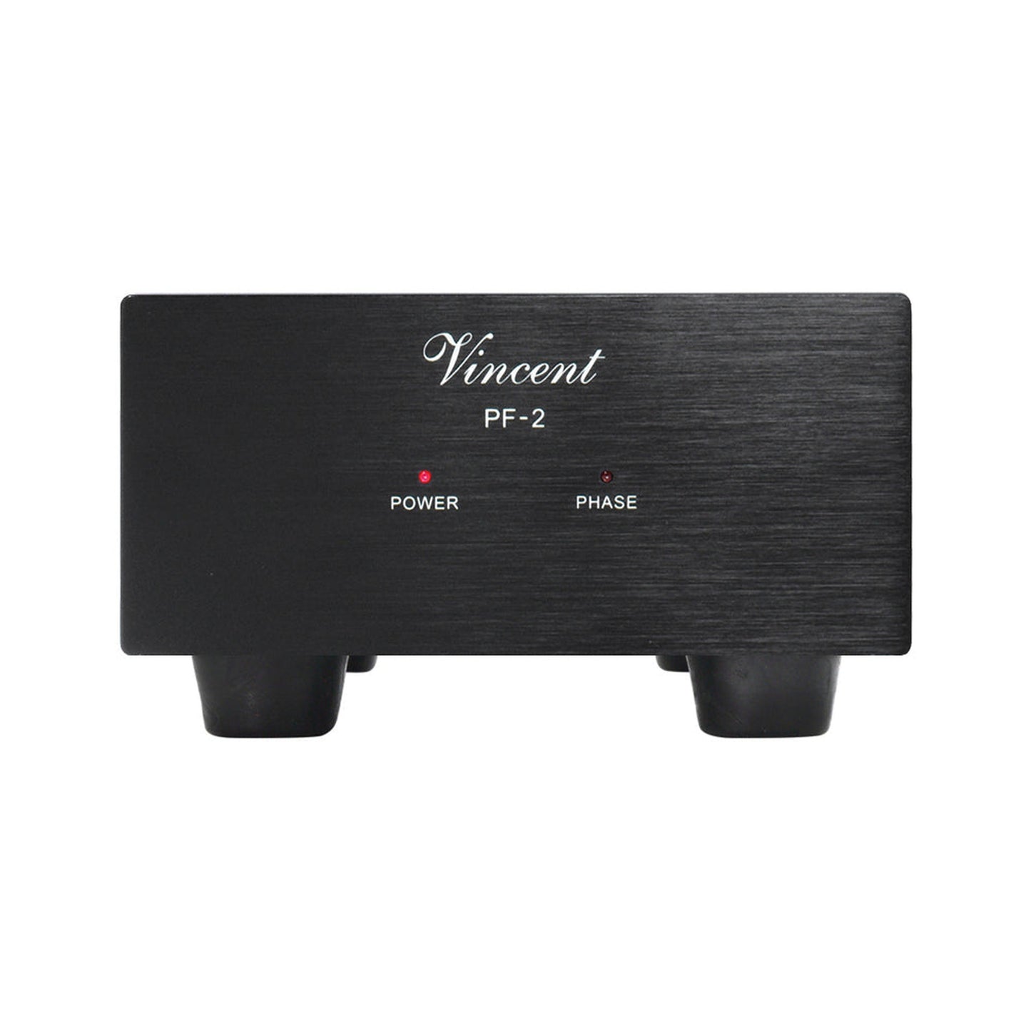Vincent PF-2 Netzfilter schwarz Frontansicht