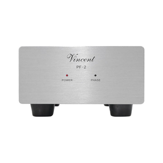 Vincent PF-2 Netzfilter silber Frontansicht