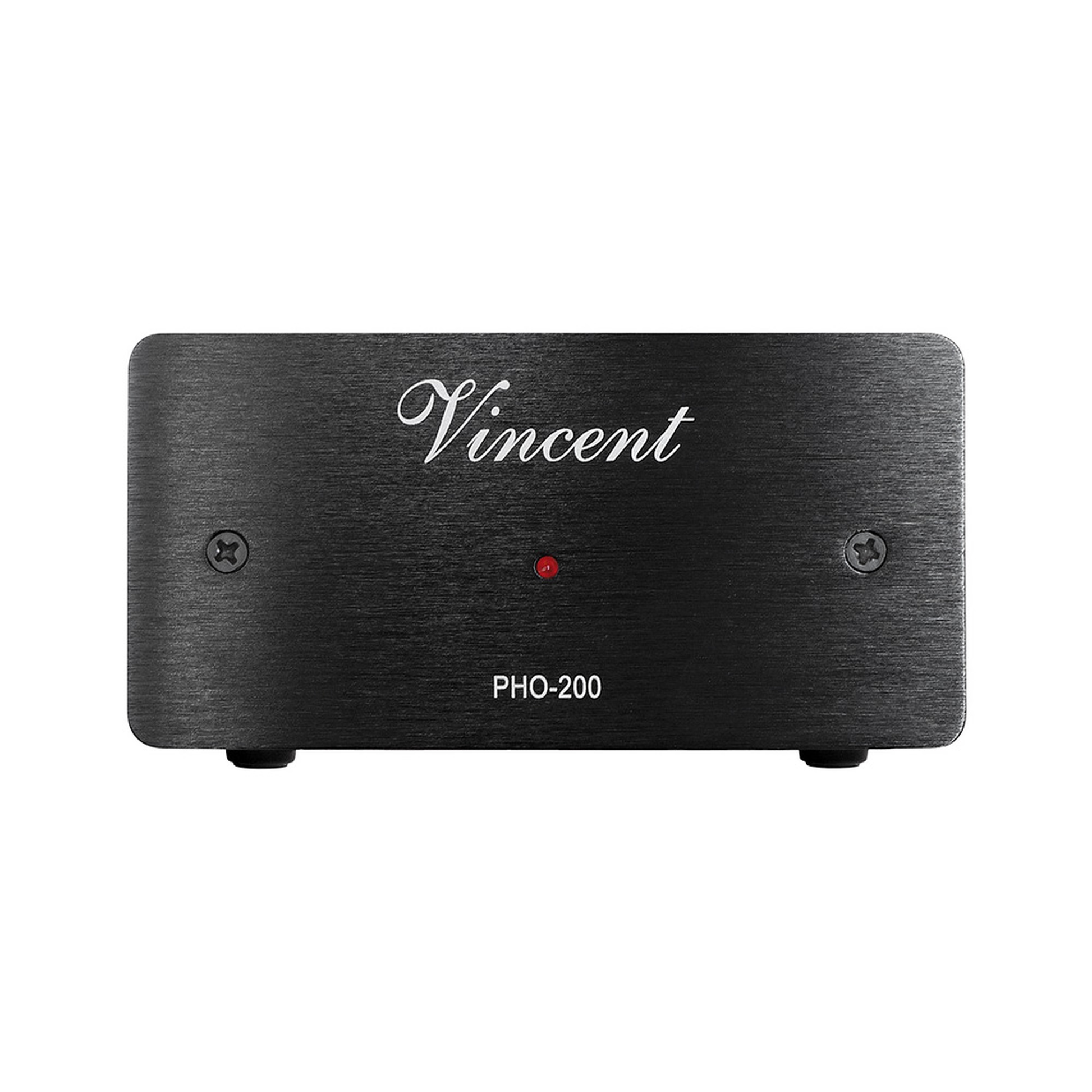 Vincent PHO-200 Phono-Vorverstärker schwarz Frontansicht