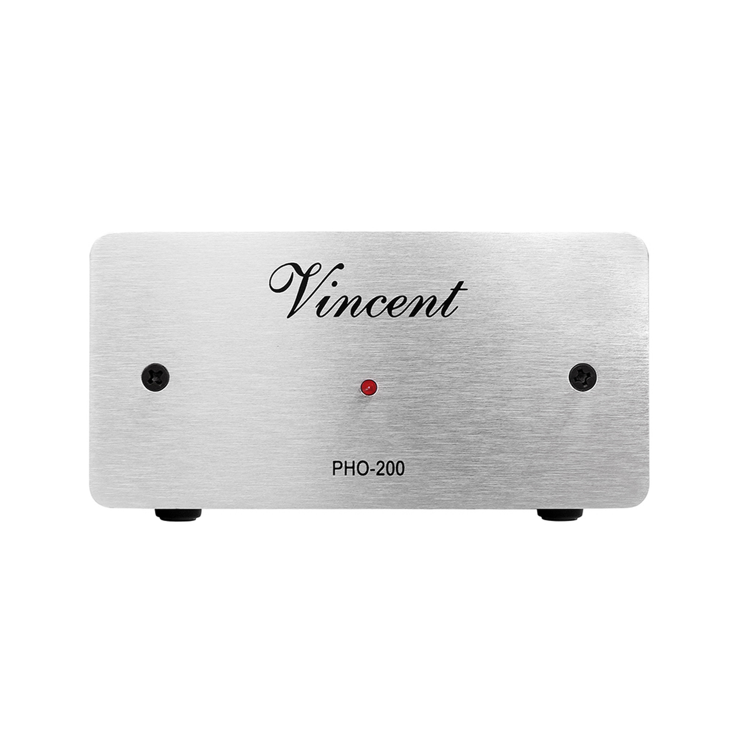 Vincent PHO-200 Phono-Vorverstärker silber Frontansicht