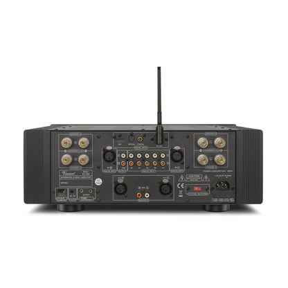 Vincent SV-600 Class-A Vollverstärker Rückansicht mit Anschlussfeld, Digitaleingängen und Antenne