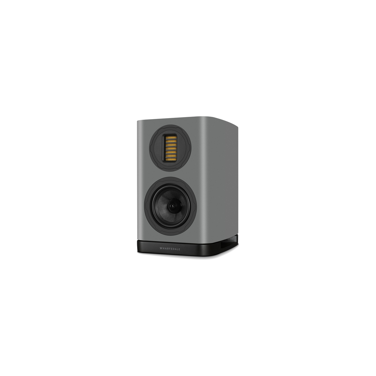 Wharfedale EVO 5.1 Regallautsprecher Lunar Grey matt Schrägansicht