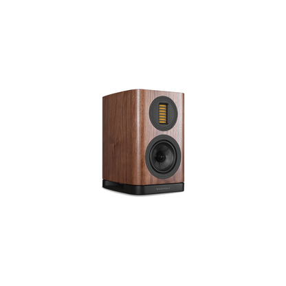 Wharfedale EVO 5.1 Regallautsprecher Nussbaum Schrägansicht von der Gegenseite