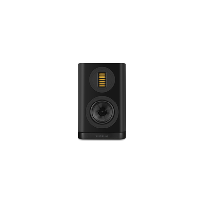 Wharfedale EVO 5.1 Regallautsprecher Schwarz matt Frontansicht ohne Abdeckung