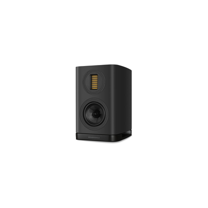 Wharfedale EVO 5.1 Regallautsprecher Schwarz matt Schrägansicht