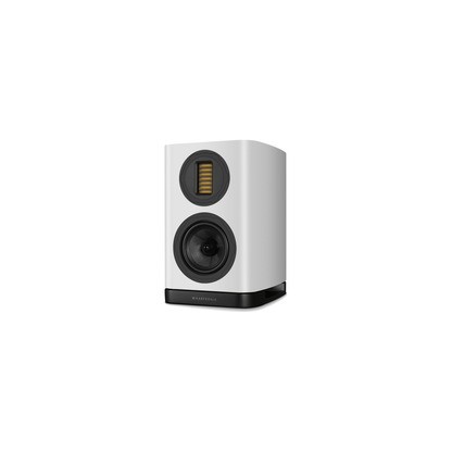 Wharfedale EVO 5.1 Regallautsprecher Weiss matt Schrägansicht
