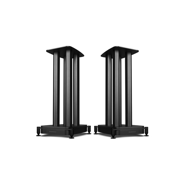 Wharfedale EVO 5.1 Stand Lautsprecher-Ständer Schwarz Paaransicht