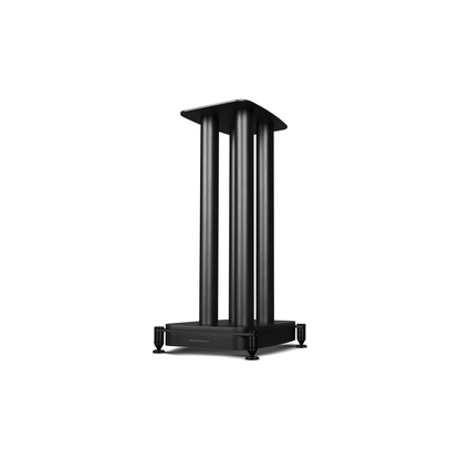 Wharfedale EVO 5.1 Stand Lautsprecher-Ständer Schwarz Schrägansicht
