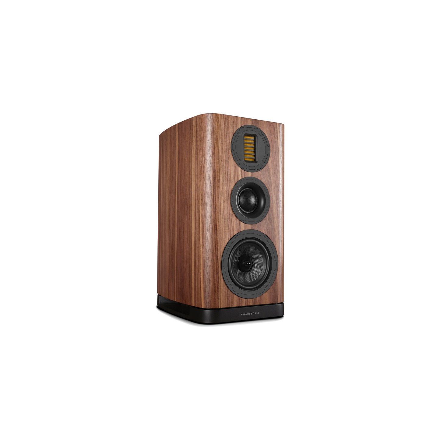 Wharfedale EVO 5.2 Regallautsprecher Nussbaum Schrägansicht von der Gegenseite
