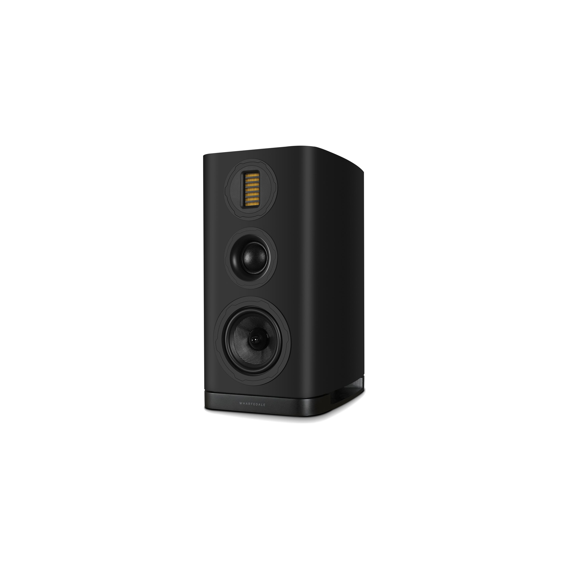 Wharfedale EVO 5.2 Regallautsprecher Schwarz matt Schrägansicht